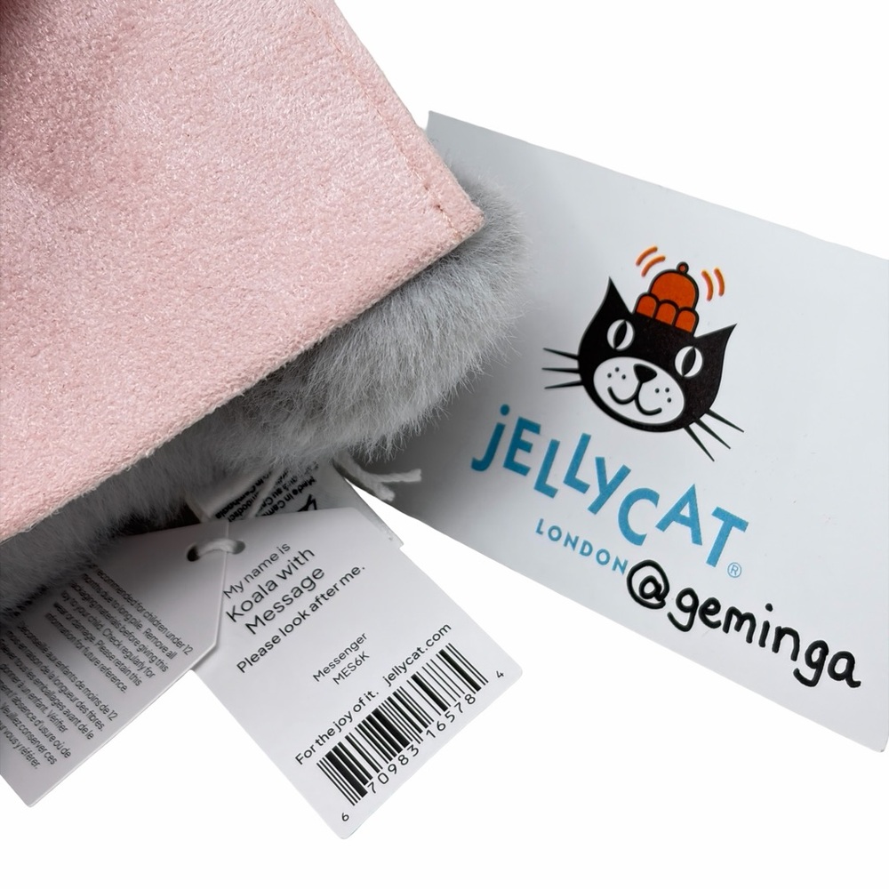 Jellycat Koala with Message, NWT - Picture 6 of 13